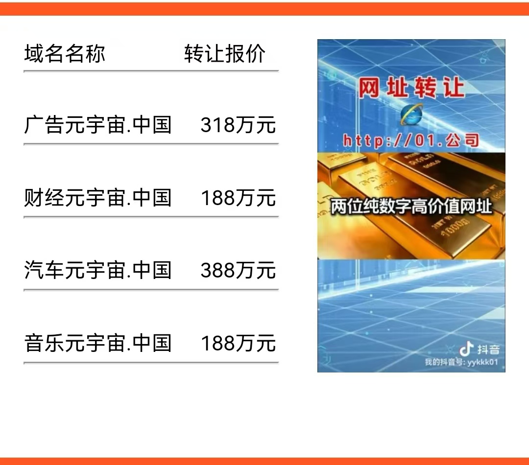 元宇宙域名